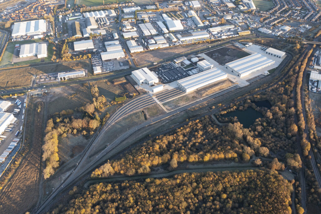Aerial photos of Siemens Mobility, Goole